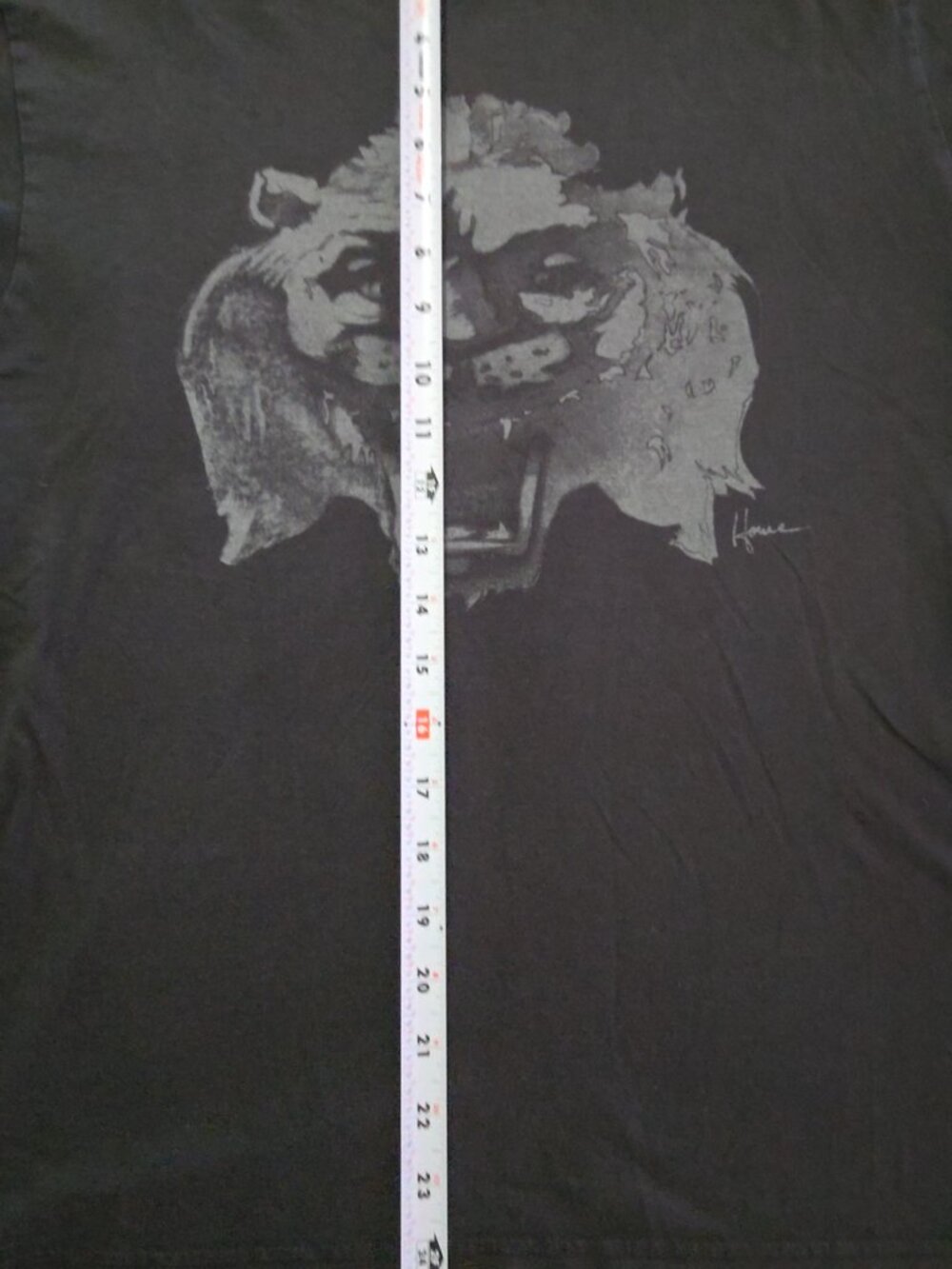 Howe Lion Graphic Tee Men's M Black Pima Cotton Short Sleeve - Picture 8 of 8